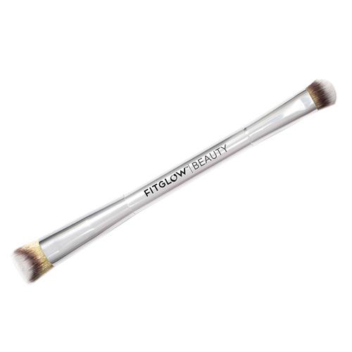 FitGlow Beauty Teddy Double Conceal + Correct Brush on white background