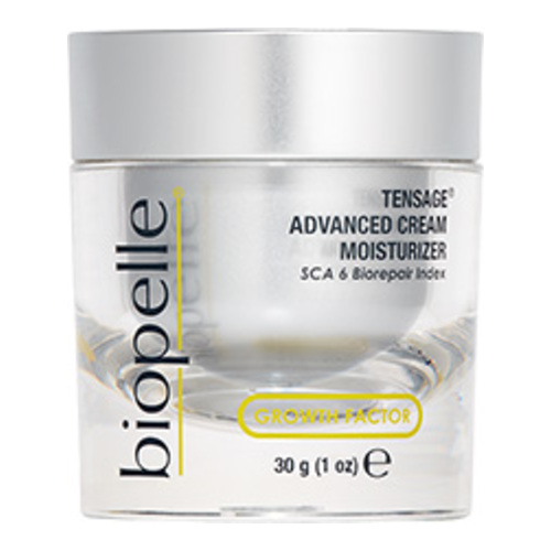 Biopelle Tensage Advanced Cream Moisturizer (SCA 6 Biorepair Index) on white background