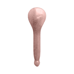 The Acupressure Gua Sha Spoon - Jade on white background
