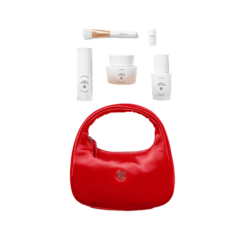 Agent Nateur The After (glow) Set - Ruby, 1 set Agent Nateur The After (glow) Set - Rose Quartz on white background