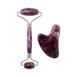 The Amethyst Facial Spa Set on white background