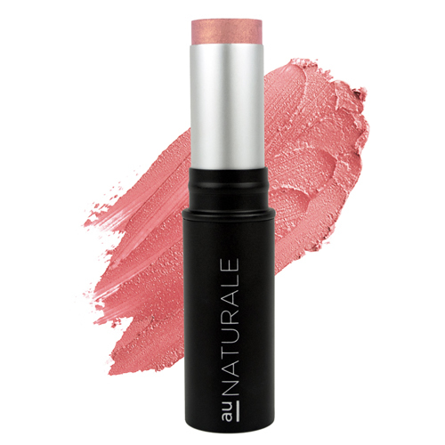 Au Naturale Cosmetics The Anywhere Creme Blush Stick - Adrenaline on white background