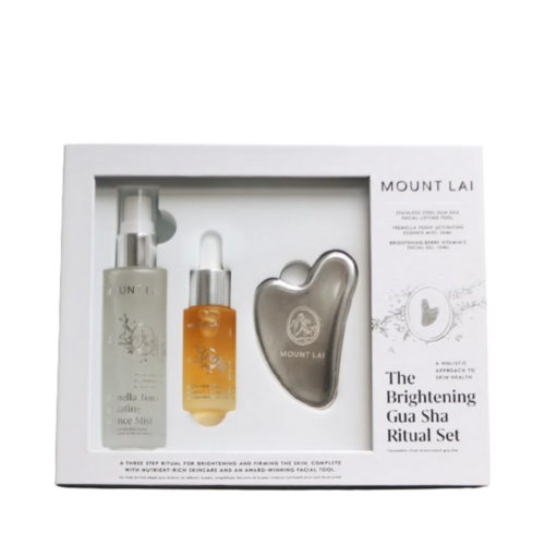 Mount Lai The Brightening Stainless Steel Gua Sha Essentials Set, 1 set