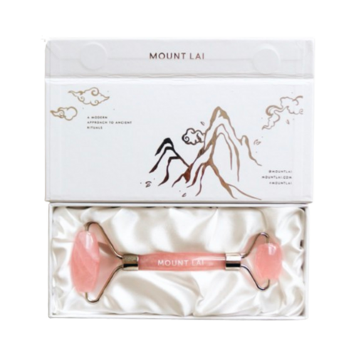 Mount Lai The De-Puffing Facial Roller - Rose Quartz, 1 pieces