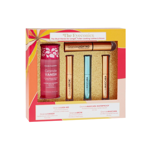 Grande Cosmetics The Eyeconics 5-Piece Gift Set on white background