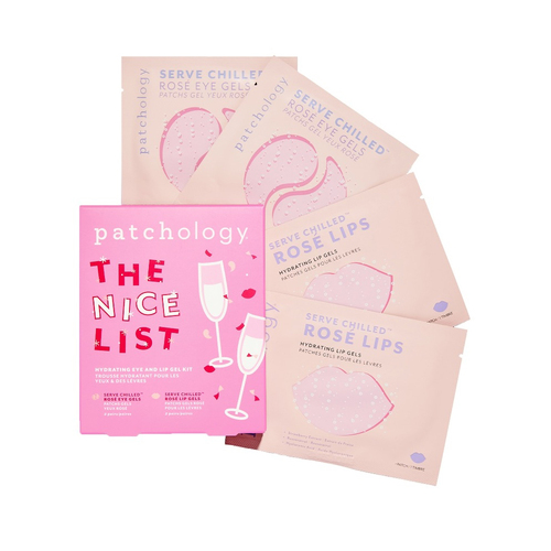 Patchology The Nice List Hydrating Eye and Lip Gel Kit on white background
