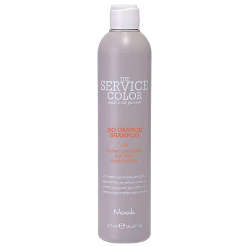 Nook  The Service Color No Orange Shampoo, 300ml/10.14 fl oz