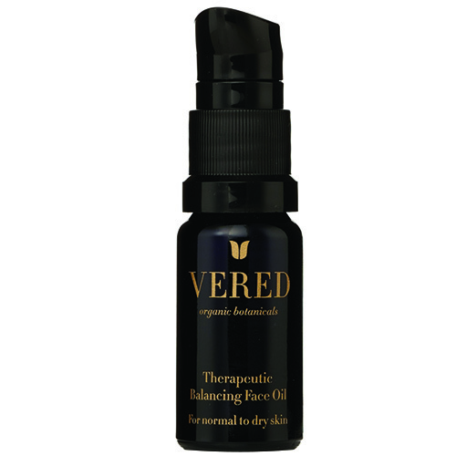 Vered Organic Botanicals Therapeutic Balancing Face Oil on white background
