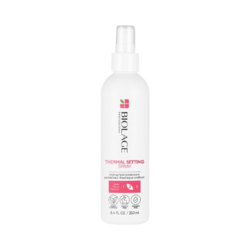 Thermal Active Setting Spray on white background