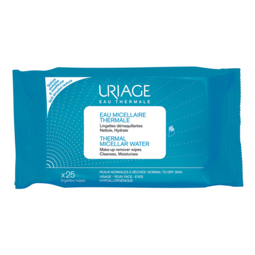 Uriage  Thermal Micellar Water on white background