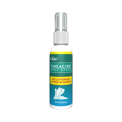 Tineacide Shoe Spray on white background