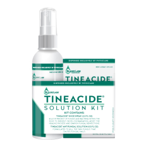 Dr.Blaines Tineacide Solution Kit on white background