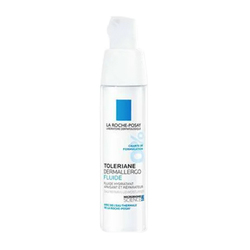 Toleriane Dermallergo Fluid Moisturizer on white background