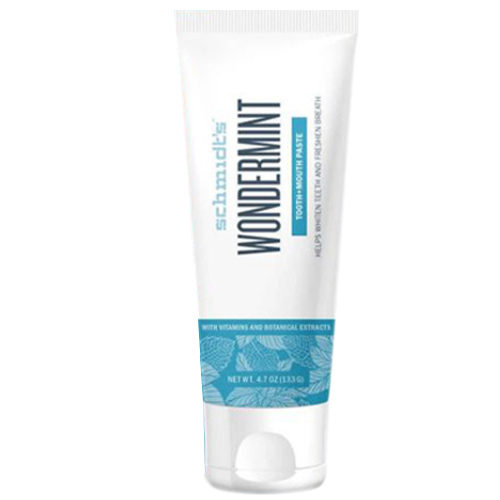 Schmidts Natural Tooth + Mouth Paste - Wondermint on white background