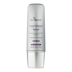 Total Defense + Repair SPF 34 on white background