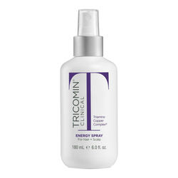 Tricomin Energy Spray on white background