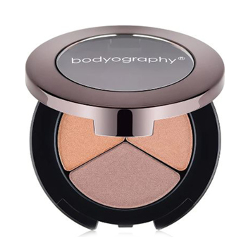 Bodyography Trio Expression Eye Shadow - Blue Eyes (Mauve, Taupe, Pink Champagne) on white background