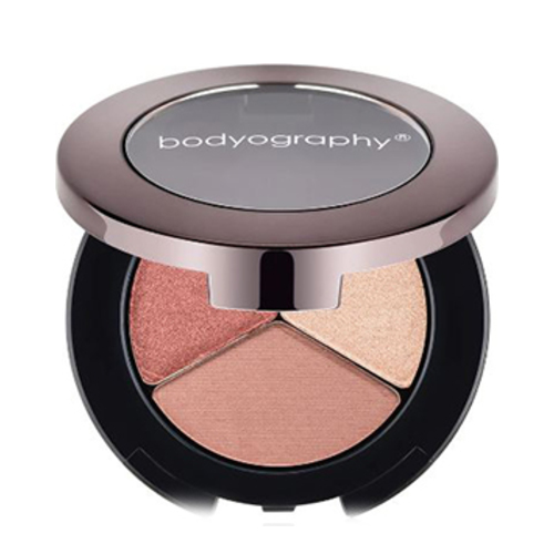 Bodyography Trio Expression Eye Shadow - Blue Eyes (Mauve, Taupe, Pink Champagne) on white background