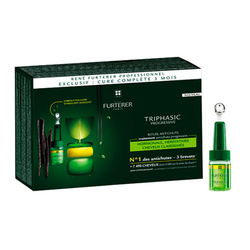 Triphasic Progressive Hair Loss Concentrated Serum on white background