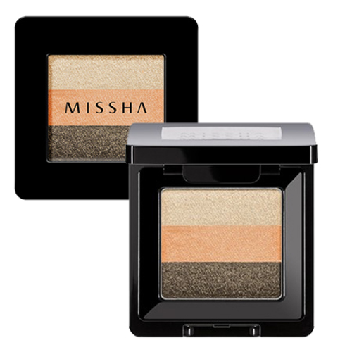 MISSHA Triple Shadow - No.9 | Coral Spring on white background