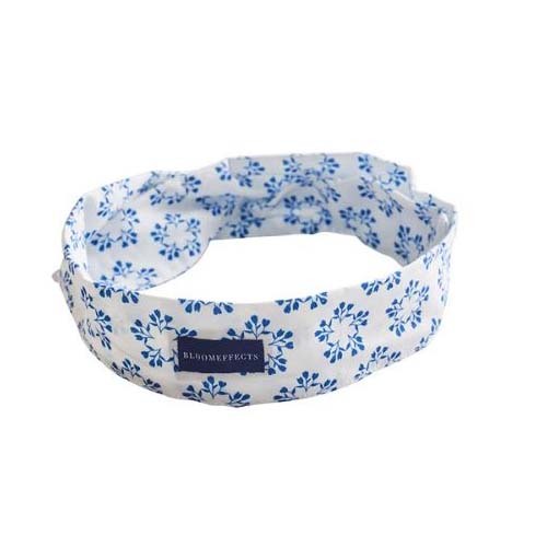 BloomEffects Tulip Headband - Blue on white background