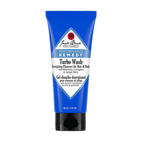 Jack Black Turbo Wash Energizing Cleanser for Hair and Body on white background