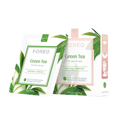 UFO Activated Mask, Farm-to-Face Collection - Green Tea on white background