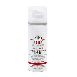 UV Clear Broad-Spectrum SPF 46 on white background