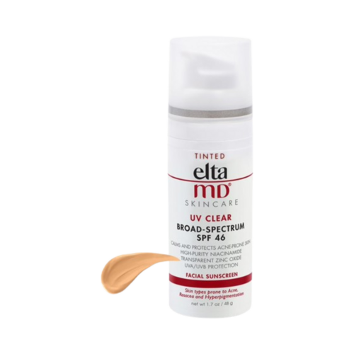 EltaMD UV Clear Broad-Spectrum SPF 46 - Tinted on white background