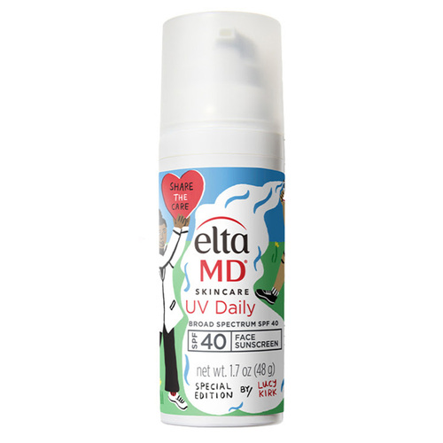 EltaMD UV Daily Limited Edition Bottle Broad-Spectrum SPF 40 on white background