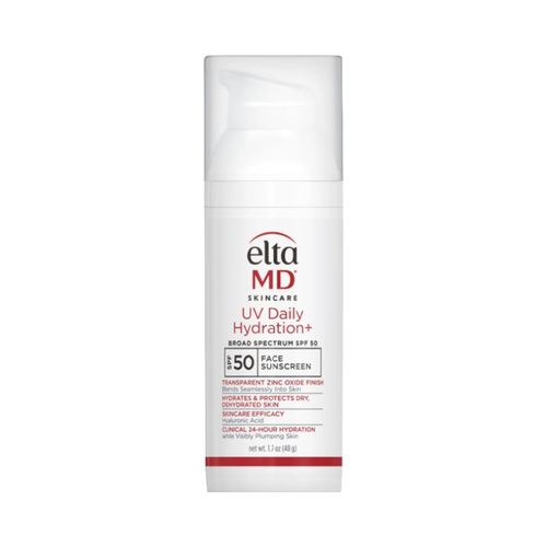 EltaMD UV Daily Hydration+ SPF 50 on white background