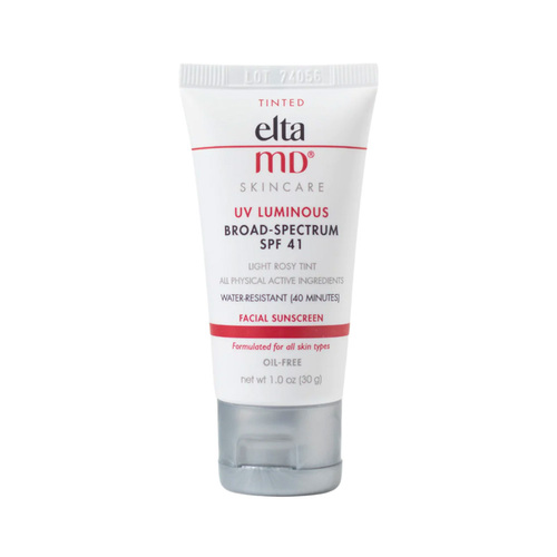 EltaMD UV Luminous Broad-Spectrum SPF 41 on white background