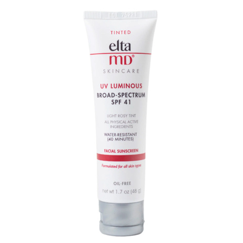 EltaMD UV Luminous Broad-Spectrum SPF 41 on white background