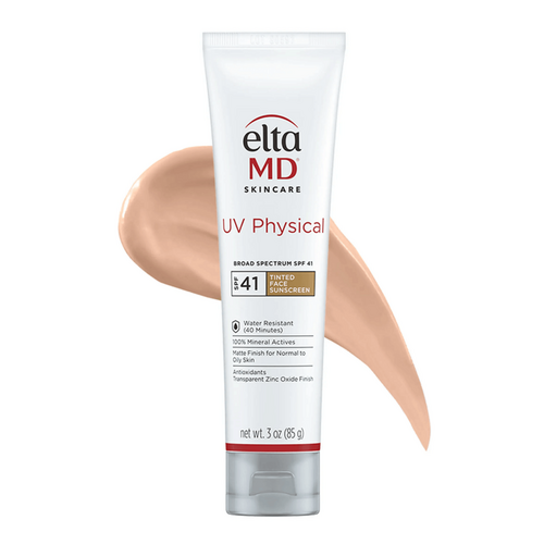 EltaMD UV Physical Broad Spectrum SPF 41 - Lightly Tinted, 85g/3 oz EltaMD UV Physical Broad Spectrum SPF 41 - Lightly Tinted on white background