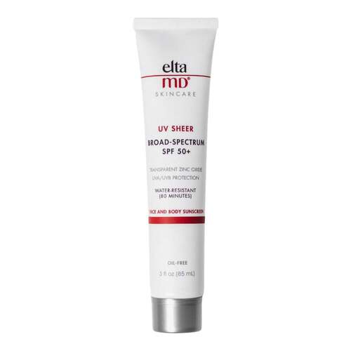 EltaMD UV Sheer Broad-Spectrum SPF 50+ on white background