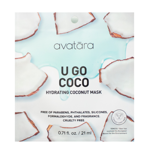 avatara U Go Coco Hydrating Coconut Face Mask on white background
