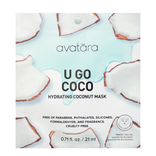 Avatara U Go Coco Hydrating Coconut Face Mask on white background