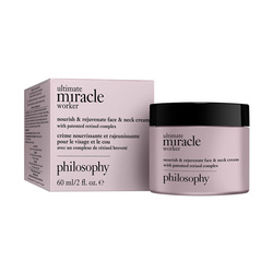 Ultimate Miracle Worker Nourish and Rejuvenate Face and Neck Cream on white background