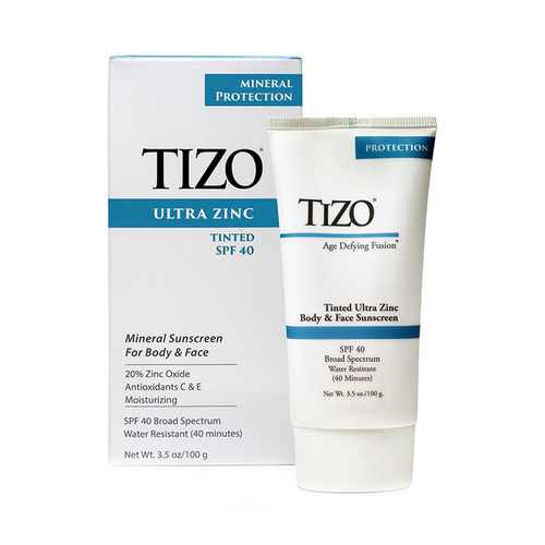 TiZO Ultra Zinc Mineral Sunscreen SPF 40 - Tinted, 100g/3.5 oz