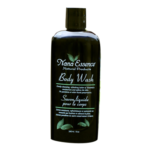 Nana Essence Body Wash - Rosemary on white background