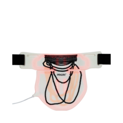Unveiled Neck and Decollete on white background