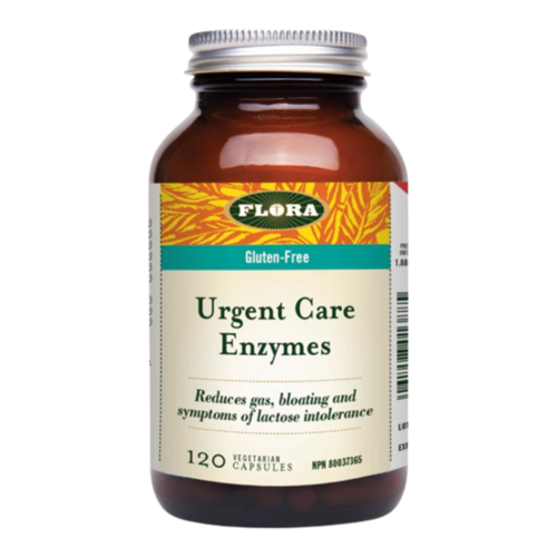 Flora Urgent Care Enzymes, 120 capsules
