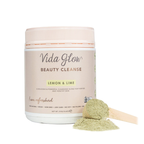 Vida Glow Beauty Powder - Cleanse on white background