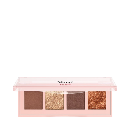 Pupa Vamp 4 Eyeshadow Palette 001 - Natural Matt on white background