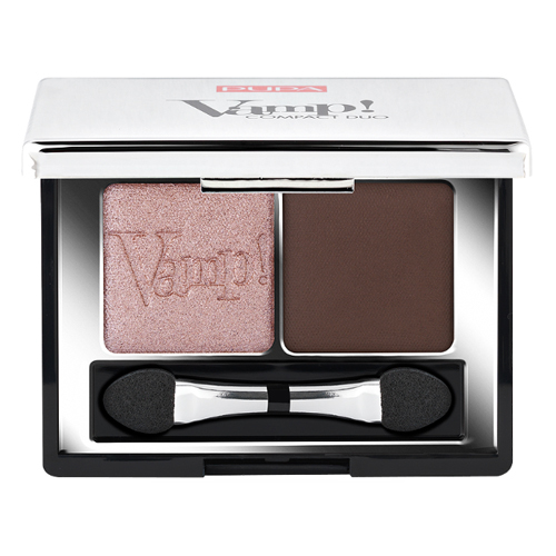 Pupa Vamp! Compact Duo Eyeshadow - 02 Pink Earth on white background