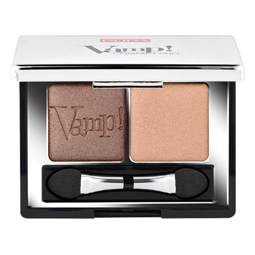 Pupa Vamp! Compact Duo Eyeshadow - 001 Rose Perlage on white background