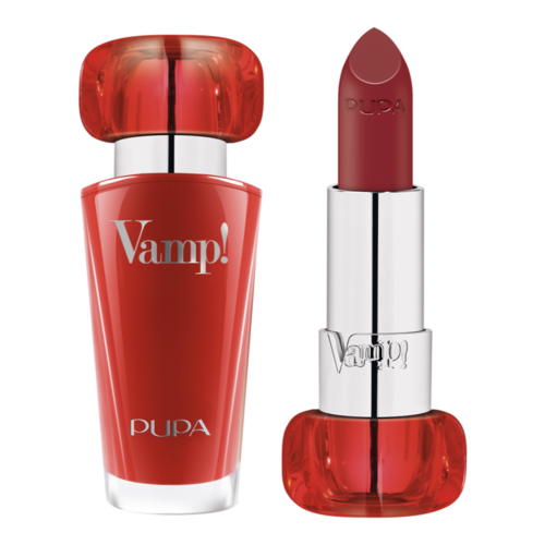 Pupa Vamp! Lipstick -101 Warm Nude on white background