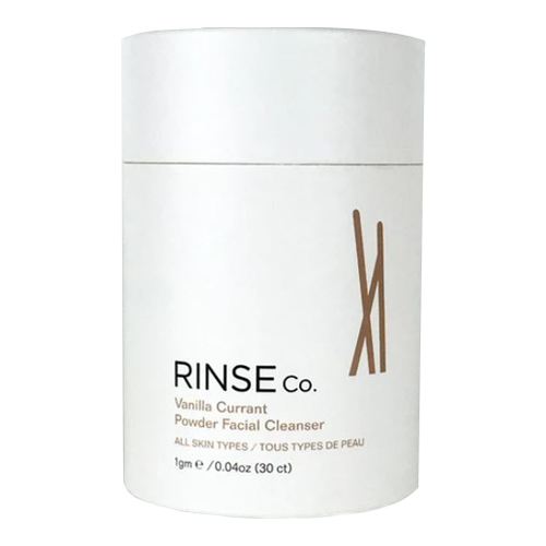 RINSE Co. Vanilla Currant Powder Facial Cleanser - All Skin Types, 30 pieces