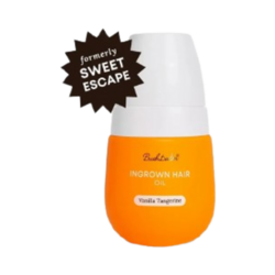Vanilla Tangerine Oil Ingrown Hair on white background