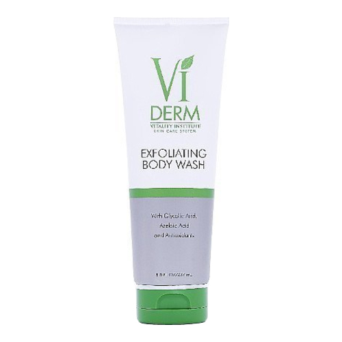 VI Derm Beauty Exfoliating Body Wash on white background